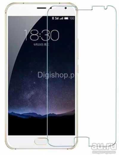 Лот: 10034015. Фото: 1. Защитное стекло Meizu Pro 5 Бесплатная... Защитные стёкла, защитные плёнки