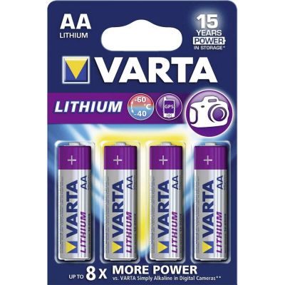Лот: 9540386. Фото: 1. Батарейка Varta Lithium HR 06... Батарейки, аккумуляторы, элементы питания
