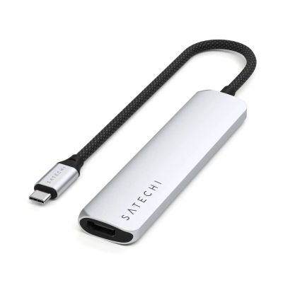Лот: 24980300. Фото: 1. USB-хаб Satechi 6-в-1 USB-C Slim... USB хабы