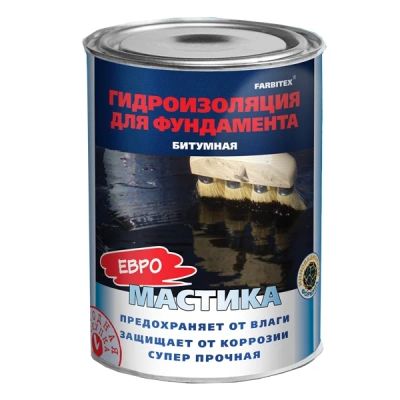 Лот: 9799335. Фото: 1. Мастика битумная Farbitex гидроизоляционная... Кровельные материалы