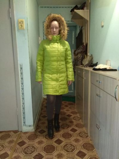 Лот: 10611512. Фото: 1. Пуховик Aviva 46 размер. Обмен. Верхняя одежда
