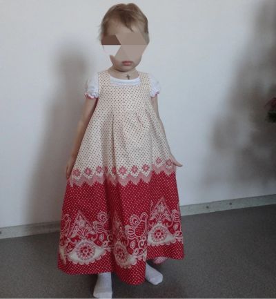 Лот: 16995330. Фото: 1. Новогодний костюм. Сарафан. Детские карнавальные, праздничные костюмы