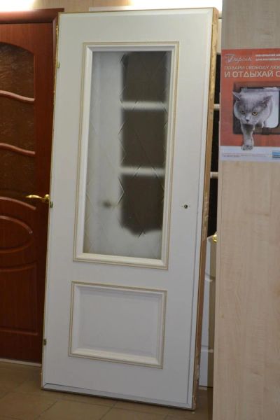 Лот: 4261882. Фото: 1. Дверь Краснодеревщик 20.24 белая... Двери межкомнатные