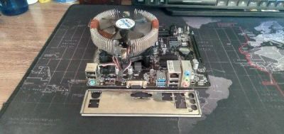 Лот: 17299081. Фото: 1. Сборка ASRock H81M-VG4 2.0 + intel... Комплекты запчастей