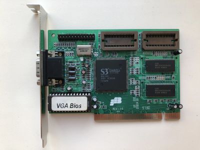 Лот: 25038390. Фото: 1. PCI 1Mb S3Trio64V4 (86C765) Ретро. Видеокарты