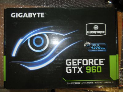 Лот: 21600883. Фото: 1. Видеокарта Nvidia GTX 960 Gigabyte... Видеокарты