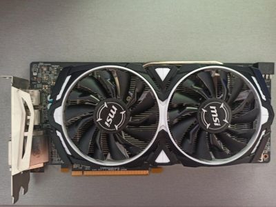 Лот: 18939290. Фото: 1. MSI rx580 4gb. Видеокарты