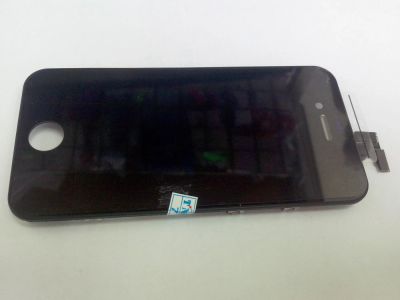 Лот: 5564370. Фото: 1. Дисплей iPhone 4s черный в сборе... Дисплеи, дисплейные модули, тачскрины