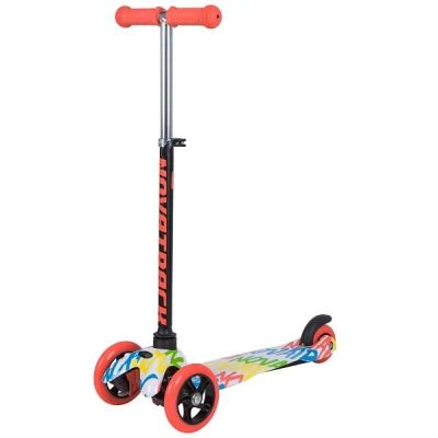 Лот: 12768343. Фото: 1. Самокат-кикборд Novatrack Disco-kids... Роликовые коньки, скейтборды, самокаты