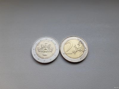 Лот: 18263972. Фото: 1. Латвия 2 евро 2020 " Латгальская... Европа