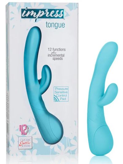 Лот: 22068665. Фото: 1. Вибромассажер Impress Tongue со... Игрушки