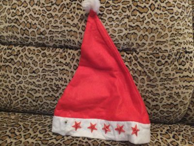 Лот: 4882773. Фото: 1. Колпак Деда Мороза, светящийся... Гирлянды, шарики, новогодние аксессуары