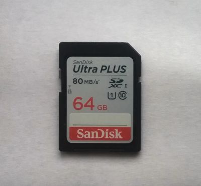 Лот: 19416163. Фото: 1. SanDisk SD 64Gb. Карты памяти