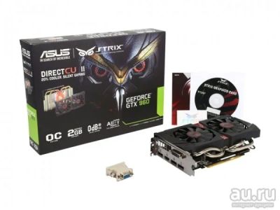 Лот: 8622453. Фото: 1. Видеокарта asus GeForce GTX 960... Видеокарты