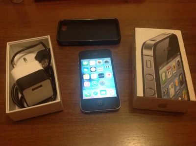 Лот: 6258266. Фото: 1. iPhone 4s 16gb РСТ / обмен. Смартфоны