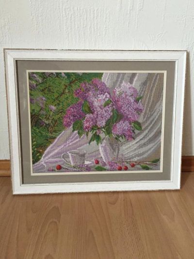 Лот: 9343306. Фото: 1. Картина "Сирень". Произведения