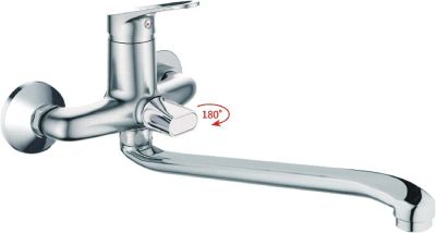 Лот: 12561446. Фото: 1. Смеситель Haiba для ванны, длинный... Смесители