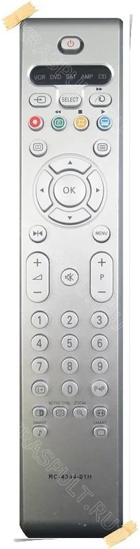Лот: 11198566. Фото: 1. Пульт для телевизора Philips RC4344... Пульты ДУ