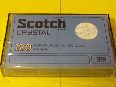 Лот: 13720517. Фото: 1. Аудиокассета Scotch Crystal 120. Другое (аудиотехника)