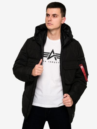 Лот: 25040757. Фото: 1. Куртка мужская зимняя Hooded Puffer... Легкие куртки, толстовки