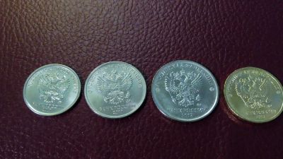 Лот: 10532943. Фото: 1. 1,2,5,10 рублей 2017 года ММД... Россия после 1991 года
