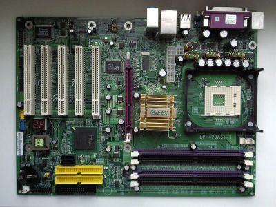 Лот: 3635940. Фото: 1. Материнская плата EPoX EP-4PDA3I-3. Материнские платы