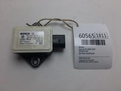 Лот: 20400730. Фото: 1. Датчик Audi A6 2007 8E0907637B... Электрооборудование