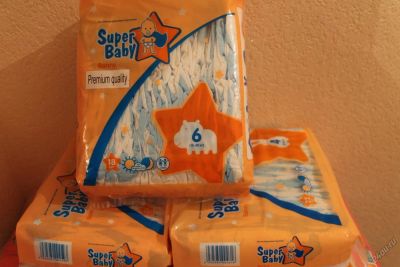 Лот: 5647853. Фото: 1. Подгузники Super Baby 6 (15-30кг... Детская гигиена