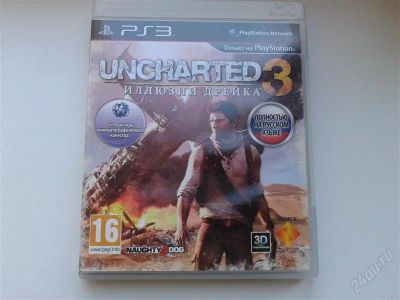 Лот: 2081017. Фото: 1. Uncharted 3. Игры для консолей