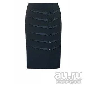 Лот: 9051387. Фото: 1. Юбка новая, черная, прямая, р-р... Юбки