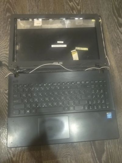 Лот: 15805938. Фото: 1. Asus x551 клавиатура, шлейф ,петли... Комплекты запчастей