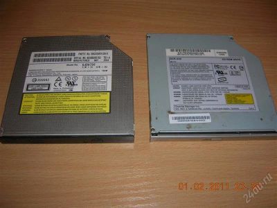 Лот: 747528. Фото: 1. Ноутбучные приводы 3 шт. Приводы CD, DVD, BR, FDD