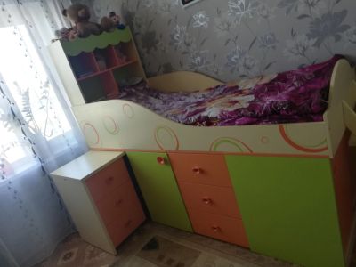 Лот: 15583924. Фото: 1. Кровать детская. Детские кровати и кроватки