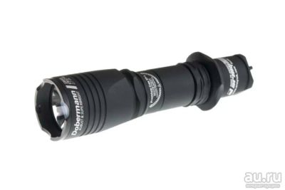 Лот: 9143092. Фото: 1. Фонарь Armytek Dobermann на красном... Фонарики