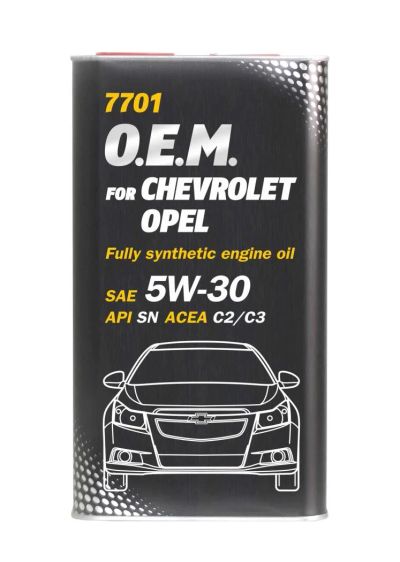 Лот: 10571898. Фото: 1. Mannol for Chevrolet/Opel SN/C2... Масла, жидкости