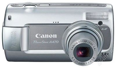 Лот: 1391121. Фото: 1. фото аппарат Canon PowerShot A470. Цифровые компактные