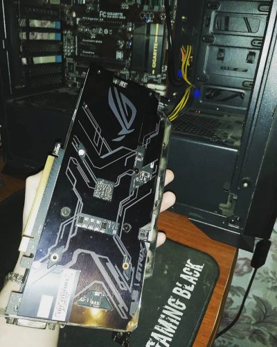 Лот: 14569548. Фото: 1. Asus GTX 1050 ti strix. Видеокарты