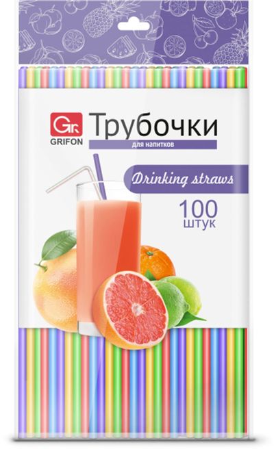 Лот: 16182181. Фото: 1. Трубочки для напитков GRIFON... Одноразовая посуда