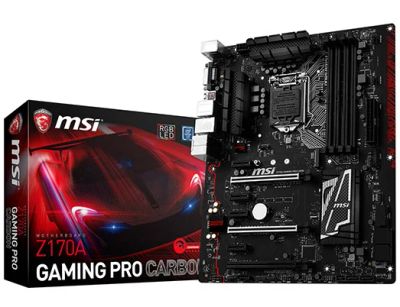 Лот: 9902847. Фото: 1. Материнская плата MSI Z170A Gaming... Материнские платы