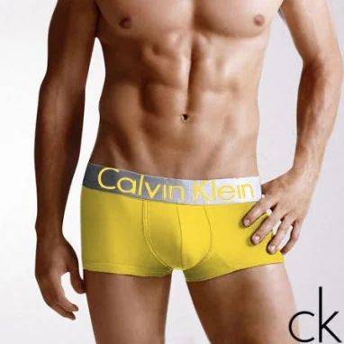 Лот: 3238368. Фото: 1. мужские трусы Calvin Klein желтые. Нижнее бельё, плавки, шорты для плавания