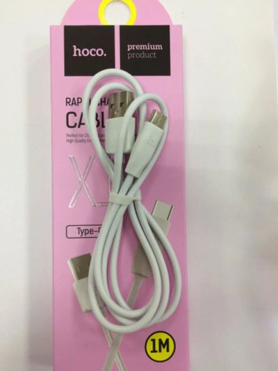 Лот: 14305137. Фото: 1. USB Кабель Type C Hoco X1 Для... Дата-кабели, переходники