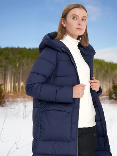 Лот: 23338268. Фото: 1. Пуховик женский Outventure, Синий. Легкие куртки, толстовки