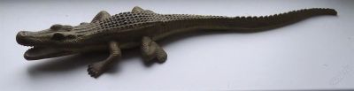 Лот: 4569539. Фото: 1. Крокодил бронзовый. Другое (антиквариат)