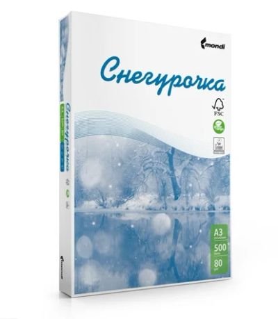 Лот: 5275346. Фото: 1. Бумага Снегурочка А4 - 165 руб... Бумага