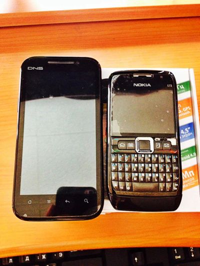 Лот: 4052073. Фото: 1. DNS s4501 + Nokia E71 Обмен на... Смартфоны