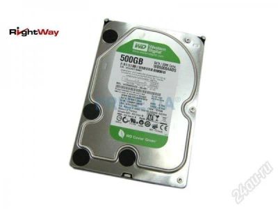 Лот: 1054692. Фото: 1. Винчестер 500Gb WD CaviarGreen... Жёсткие диски (HDD)