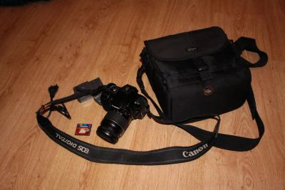 Лот: 6114226. Фото: 1. Canon 400D + Canon 28-80 мм F... Цифровые зеркальные