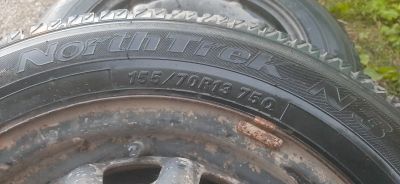 Лот: 23907720. Фото: 1. NorthTrek N3 155/70R13. Шины