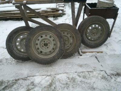Лот: 8370410. Фото: 1. Gislaved Nord Frost 5 на штампах... Шины на дисках