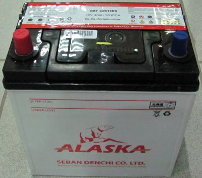 Лот: 3188623. Фото: 1. Аккумулятор "Alaska" CMF 42B19... Аккумуляторы